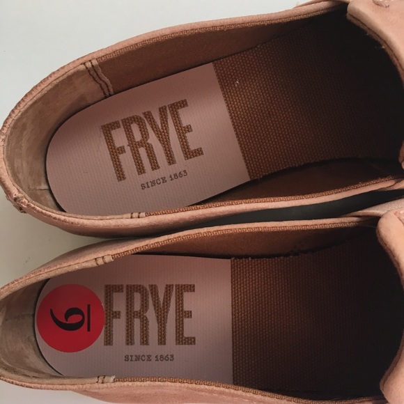 Frye Blush Pink Leather Sneakers - Picture 5 of 7